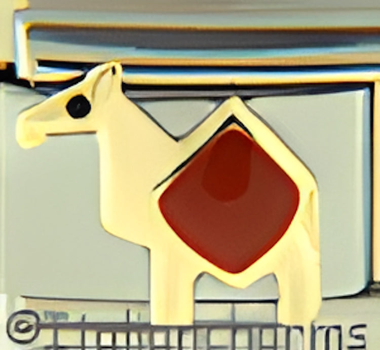 Llama with Red Blanket