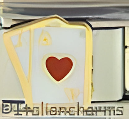 Blackjack and Ace with Heart by Patty Ann
