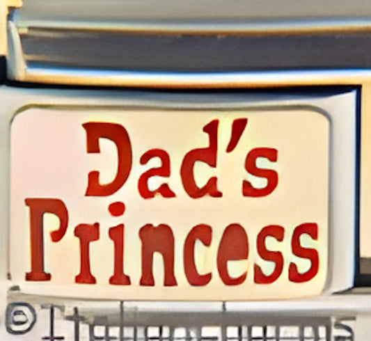 Dads Princess on Gold