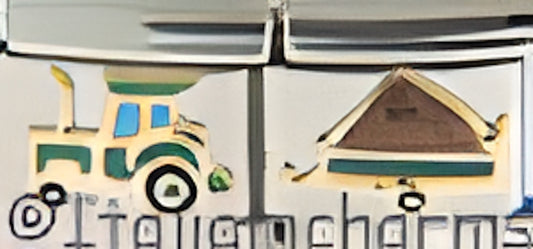 Multi Link Green Tractor with Dirt