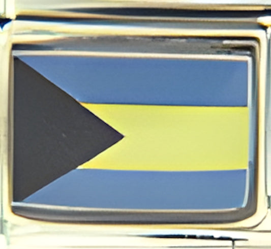 Bahamas Flag Photo Charm