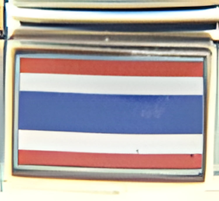 Thailand Flag Photo Charm