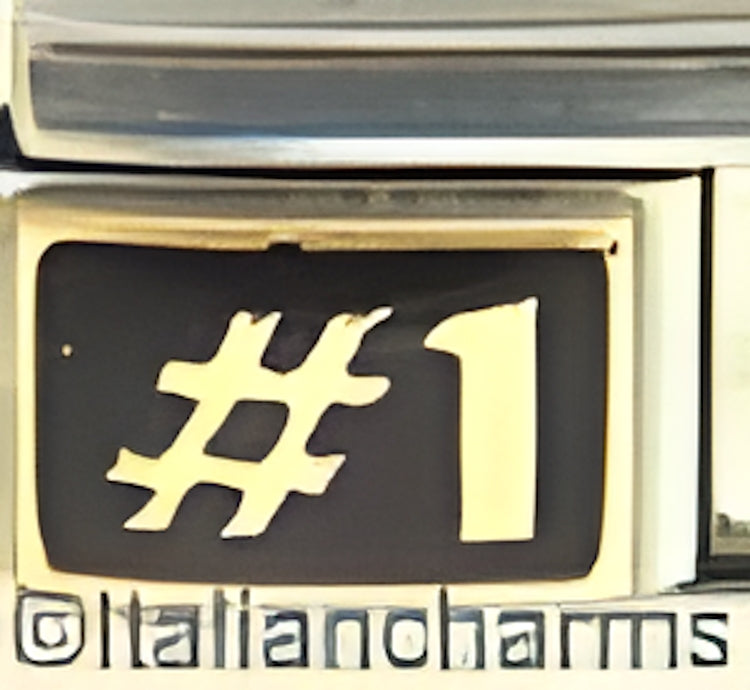Number 1 on Black