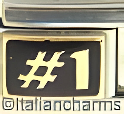 Number 1 on Black