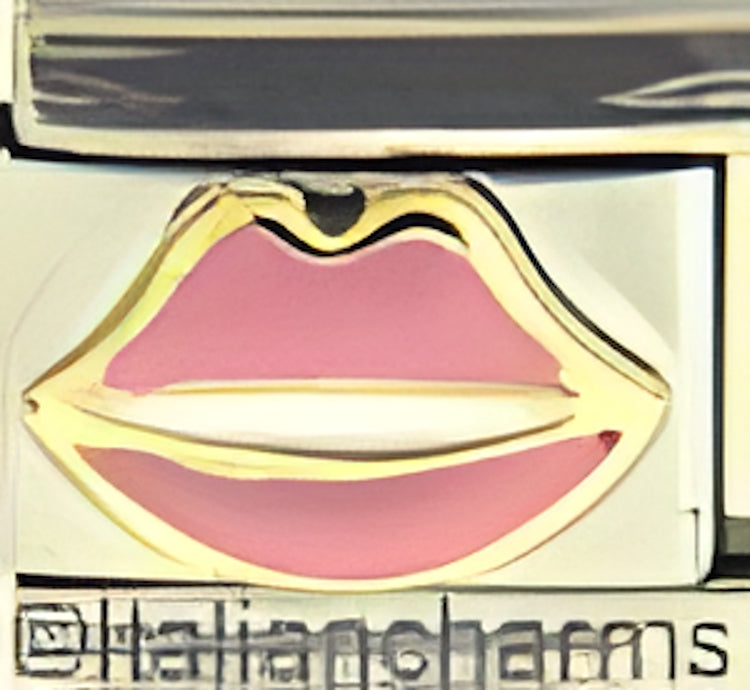 Pink and White Lips