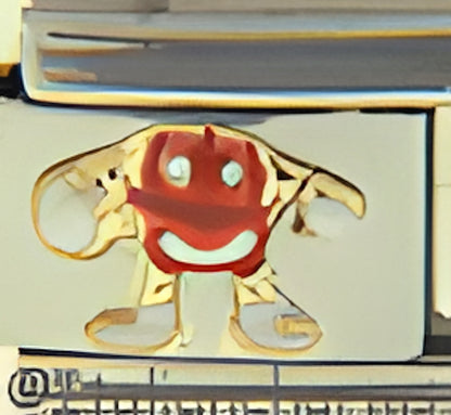 Red Round Candy Man