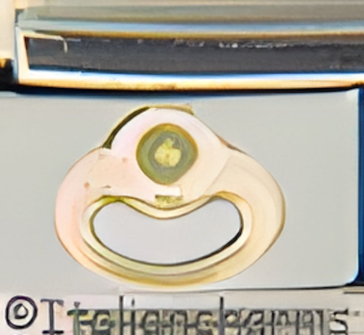 Birthstone Ring with White Stone June