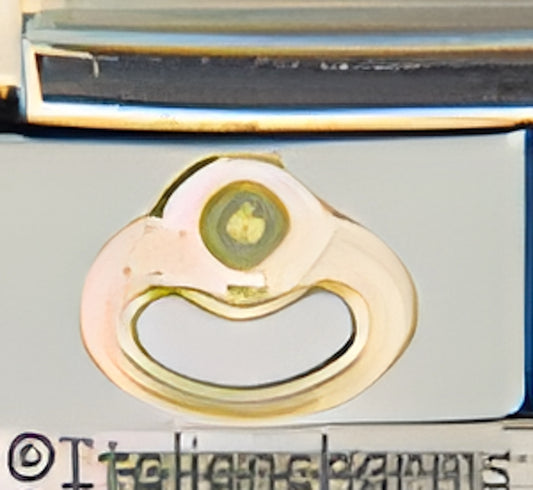 Birthstone Ring with White Stone June