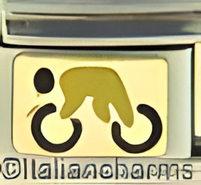 Yellow Bicycle Rider