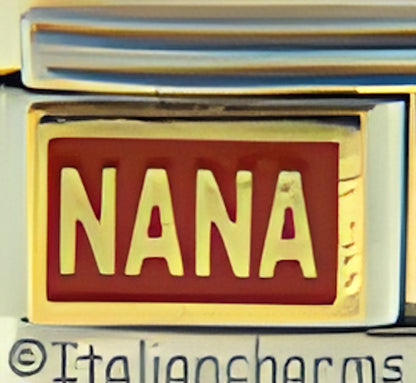 Nana on Red by Patty Ann
