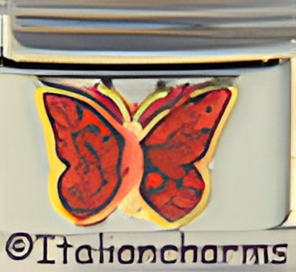 Red Sparkle Butterfly by Patty Ann