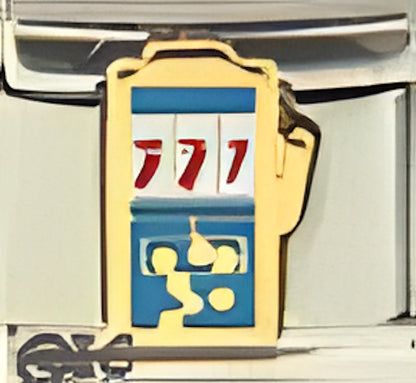 Turquoise Slot Machine by Patty Ann