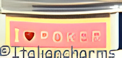 Superlink I Love Poker on PInk by Patty Ann