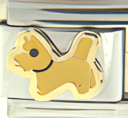 Yellow Scottie Dog by Patty Ann
