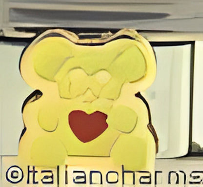 Yellow Teddy BeaRed and Bluey Patty Ann