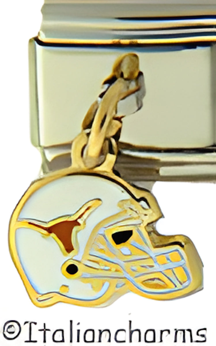 Licensed Football Two Sided Dangle Texas with Longhorn