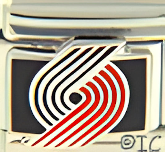 Licensed NBA Basketball Portland Trailblazers Logo on Black
