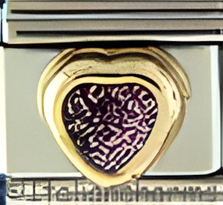 Lavender Glitter Heart