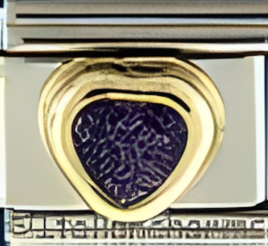 Purple Glitter Heart