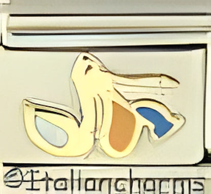 Pelican with Blue Fish
