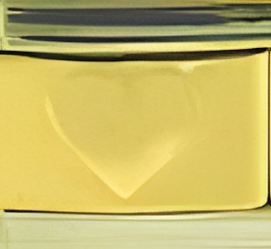 Gold Plated Raised Heart
