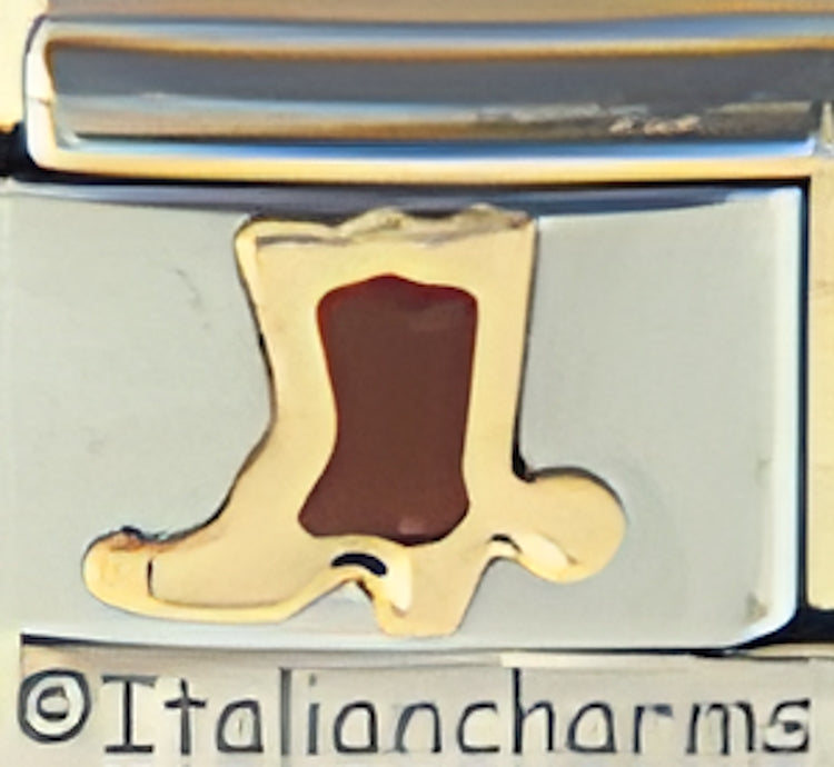 Brown Cowboy Boot with Spur