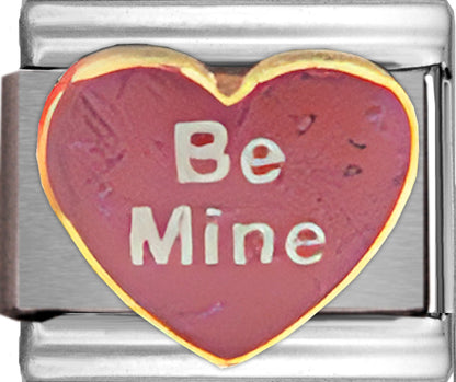Be Mine on Pink Heart