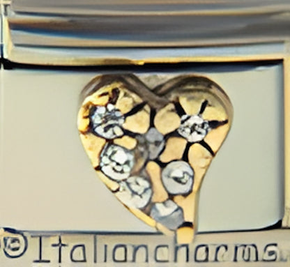 CZ Curvy Heart