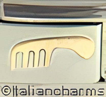 Flat Gold Long Comb