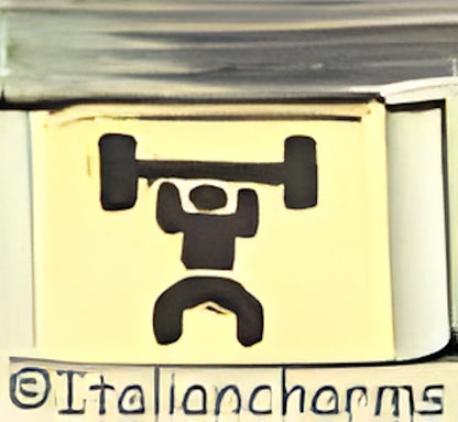 Black Weight Lifter