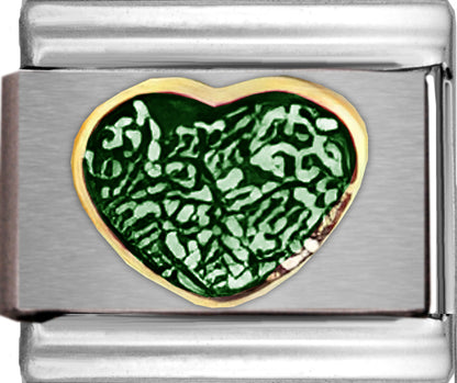Sparkle Green Heart