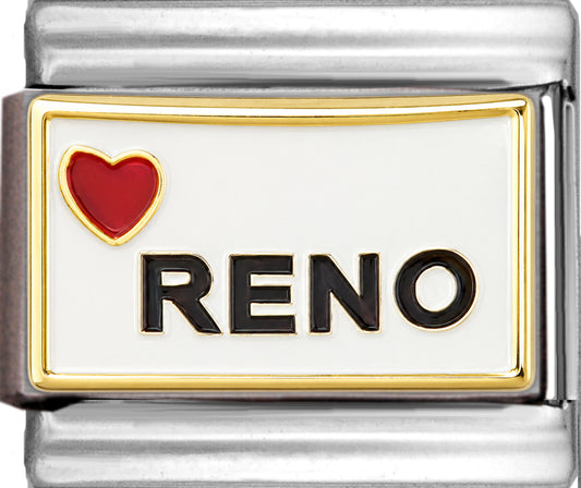 Love Reno with Red Heart