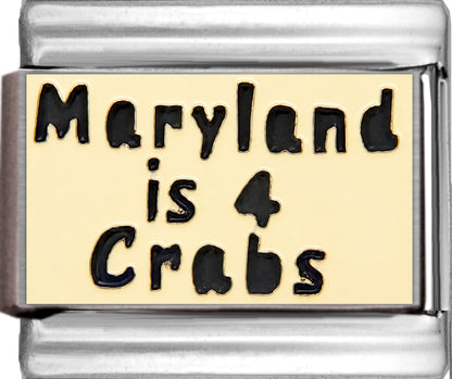Maryland is 4 Crabs on Gold