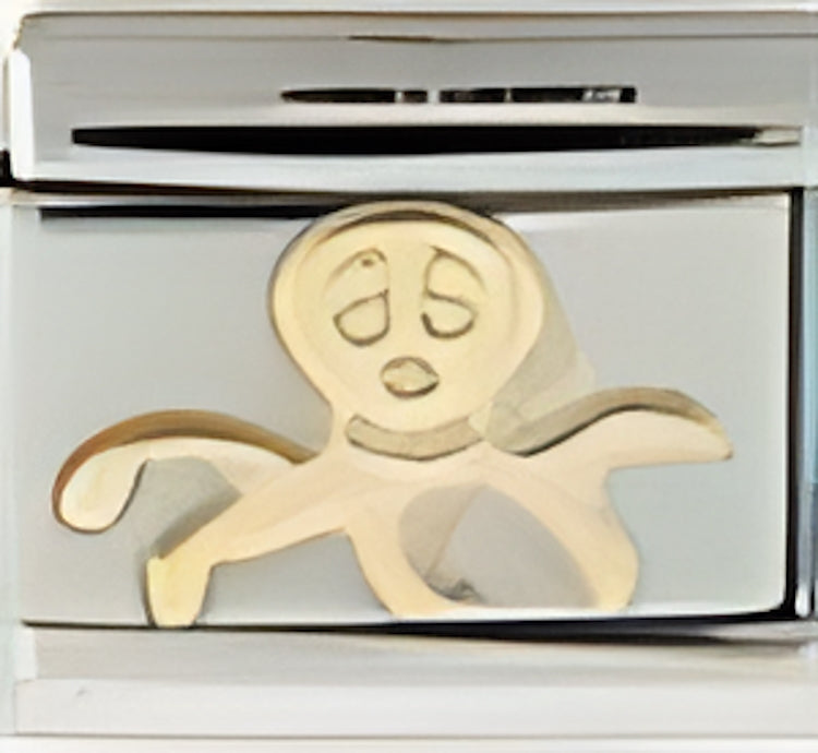 Flat Gold Octopus