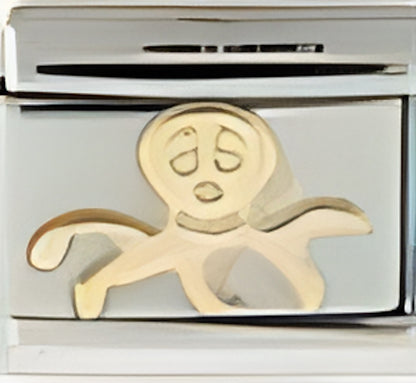 Flat Gold Octopus