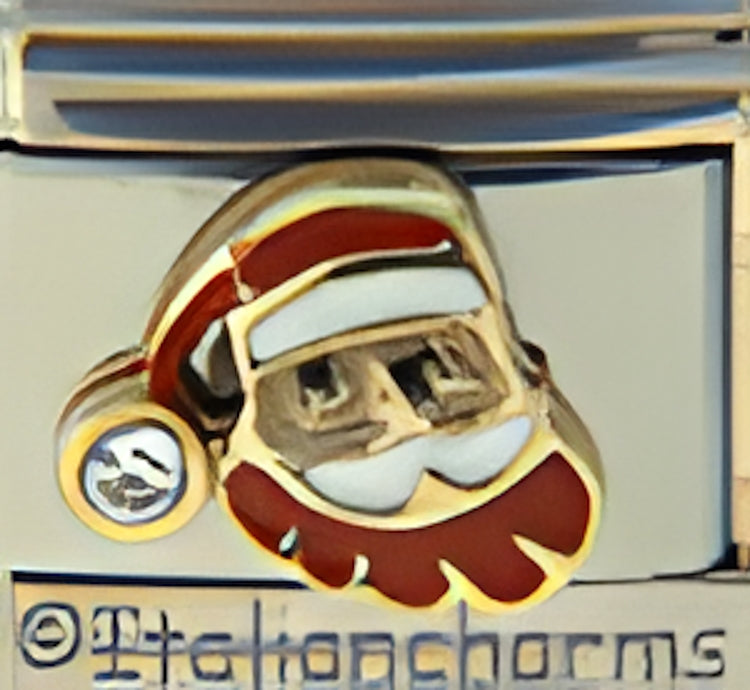 Santa with CZ Pom Pom