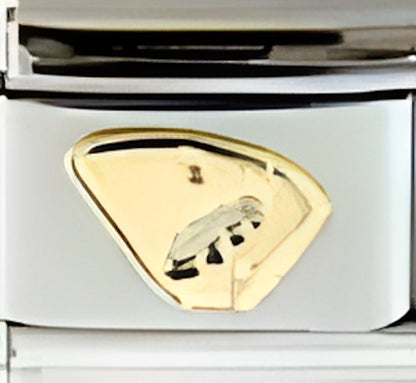Flat Gold Shark Head