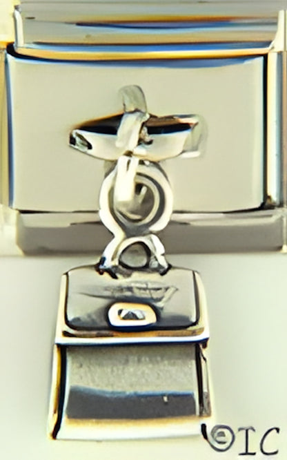 Sterling Silver Dangle Purse