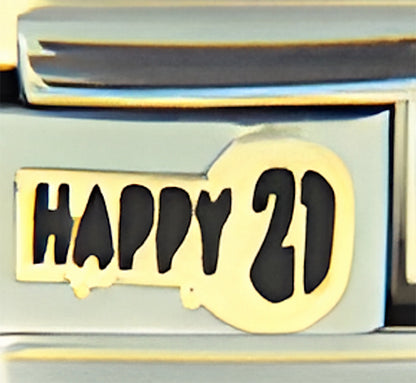 Happy 21 Sign