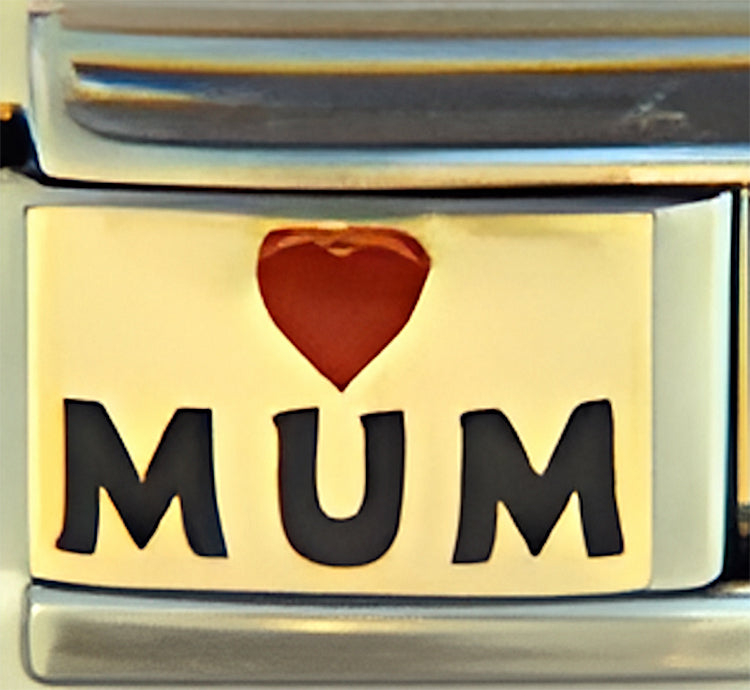 Heart Mum on Gold