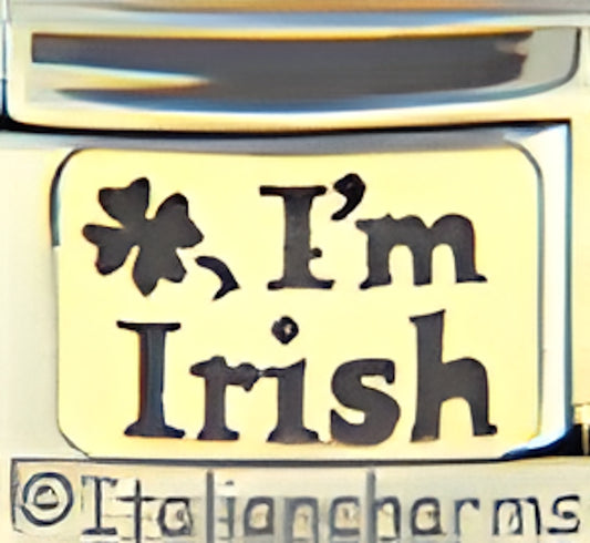 Im Irish with Black Shamrock