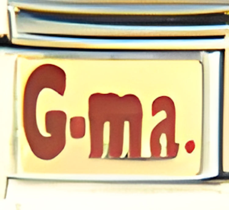 Red Gma on Gold