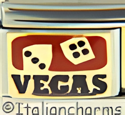 Vegas on Gold with Red Dice