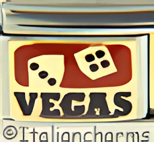 Vegas on Gold with Red Dice