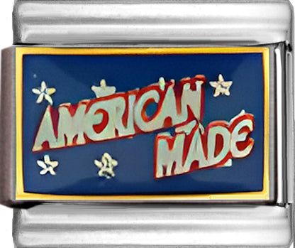 American Made on Blue with Stars