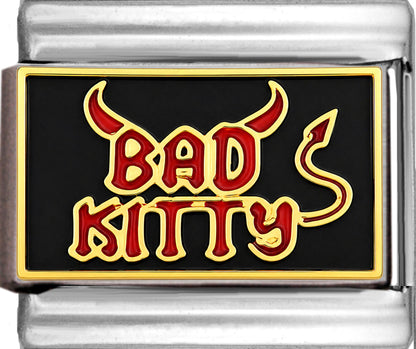 Bad Kitty on Black