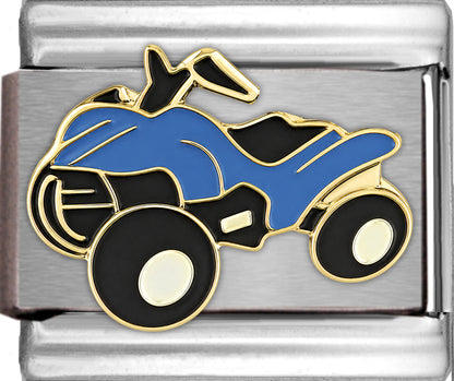 Blue ATV Quad Runner 4 Runner