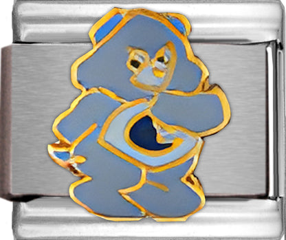 Blue Care Bear with Half Moon
