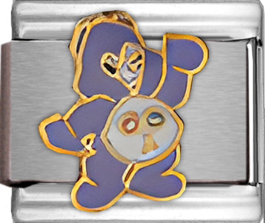 Purple Care Bear with Flowers