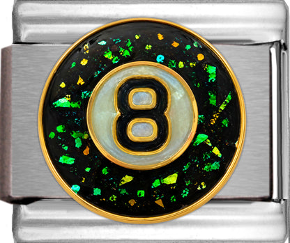 Eight Ball with Glitter